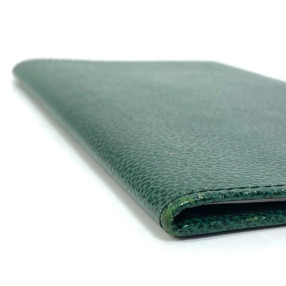 ROLEX logo Notebook notebook stationery Notebook Leather Green